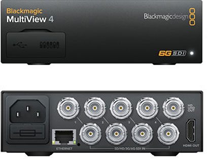 Multiviewer 4-fach Blackmagic, 4 x SDI In/Out -> 1 x SDI/HDMI